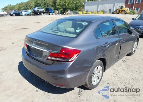 2014 Honda Civic Lx из США, поврежденный, VIN 2HGFB2F56EH543201